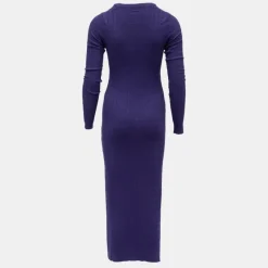 Online Robe maxi maille torsadée col rond Femme Femme Jupe, Robe