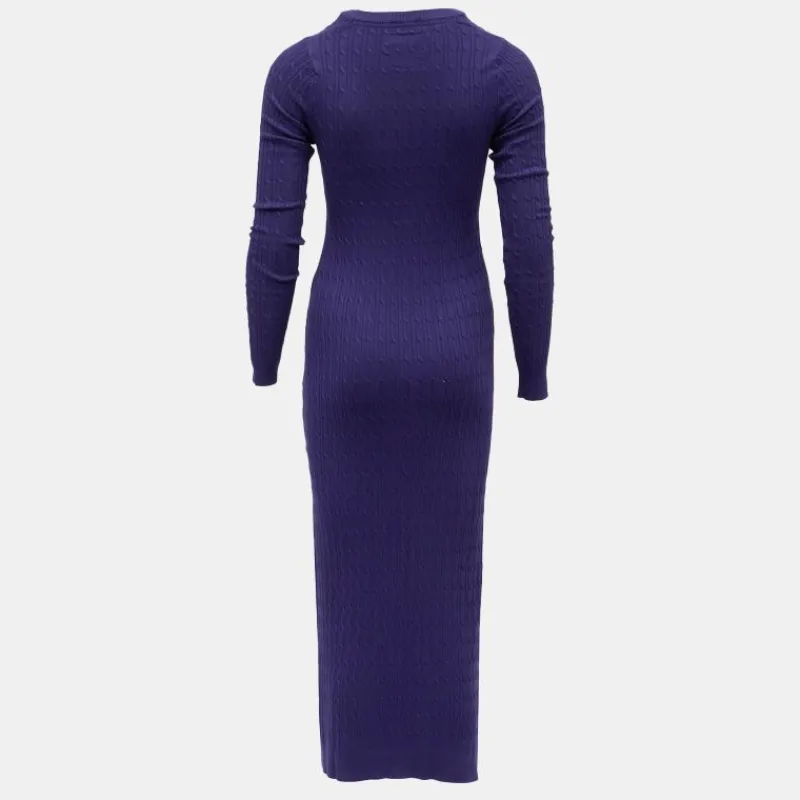 Online Robe maxi maille torsadée col rond Femme Femme Jupe, Robe