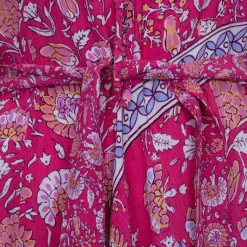 Clearance Robe mi longue asymétrique dandy imprimé fleuri fuschia Femme Femme Jupe, Robe