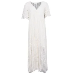 Best Robe miami dentelle manches courtes col v Femme Femme Jupe, Robe