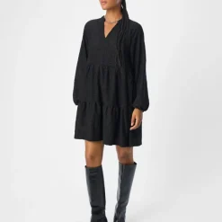 Outlet Robe midi Gia oversize col V broderie anglaise Femme Femme Jupe, Robe
