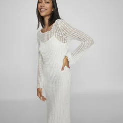 Clearance Robe midi Selina snow white Femme Femme Jupe, Robe