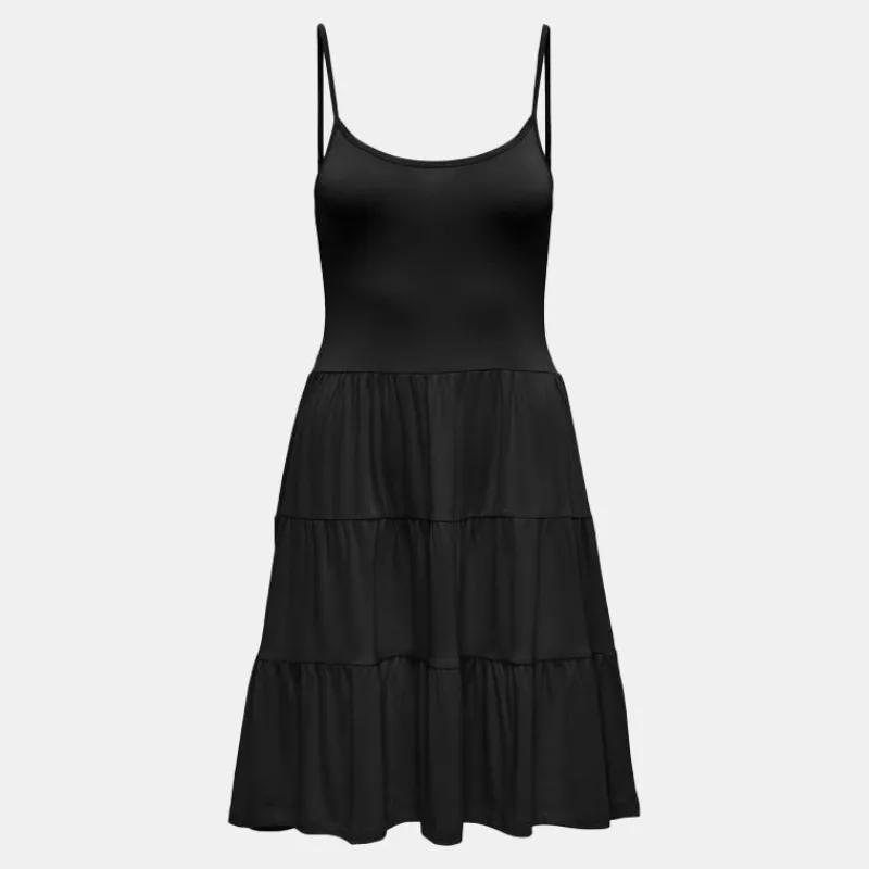 Online Robe mila black courte à bretelles Femme Femme Jupe, Robe