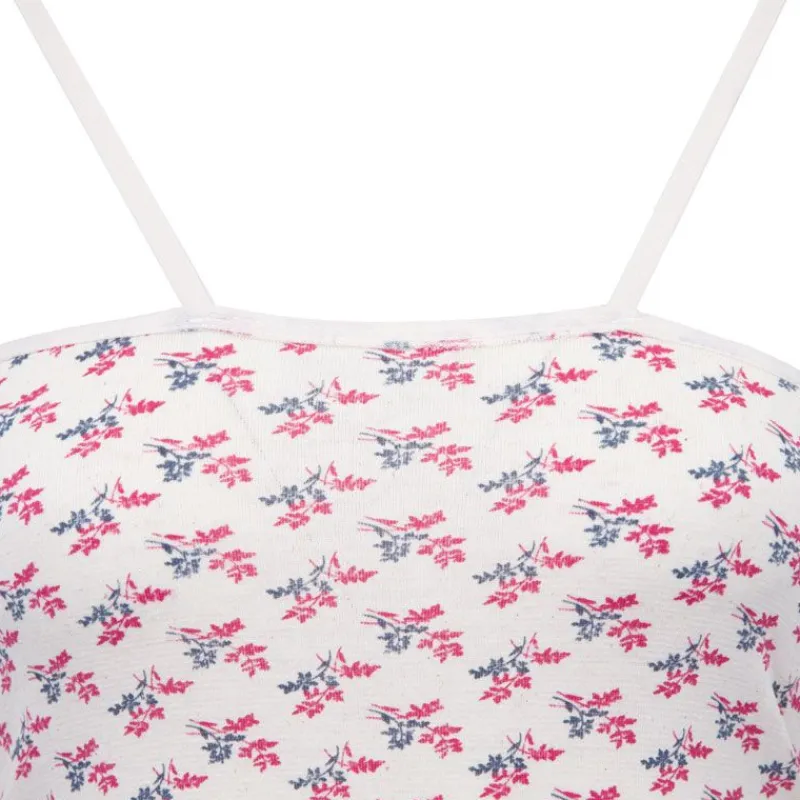 Sale Robe nuisette en coton imprimée fleurs Femme Femme Lingerie De Nuit