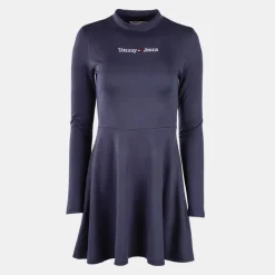 Sale Robe patineuse à courte col montant Femme Femme Jupe, Robe