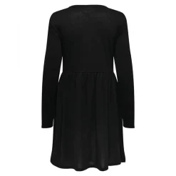 Sale Robe patineuse manches longues col ras de cou Femme Femme Jupe, Robe