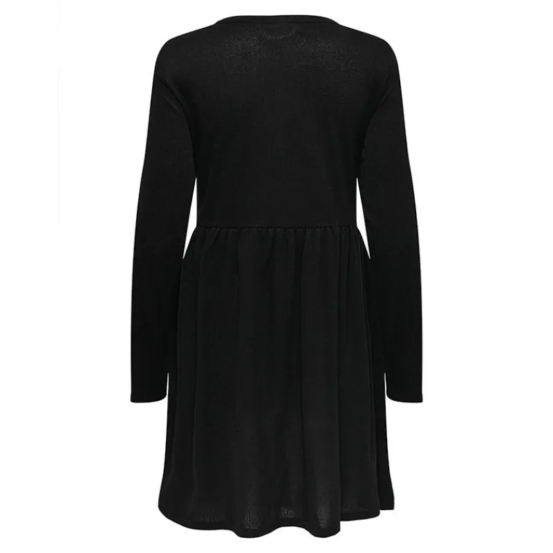 Sale Robe patineuse manches longues col ras de cou Femme Femme Jupe, Robe