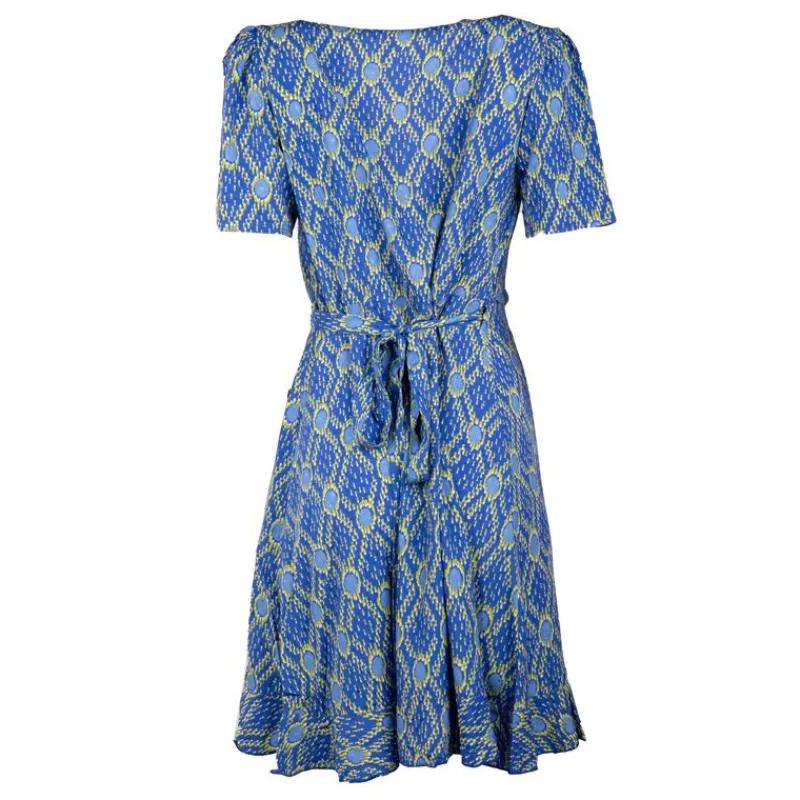 Robe portefeuille manches courtes bridgette à motif Femme Femme Jupe, Robe