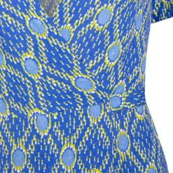 Robe portefeuille manches courtes bridgette à motif Femme Femme Jupe, Robe