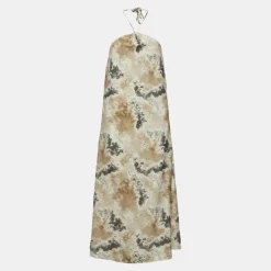 Online Robe Sally dos nu imprimé à nouer java Femme Femme Jupe, Robe