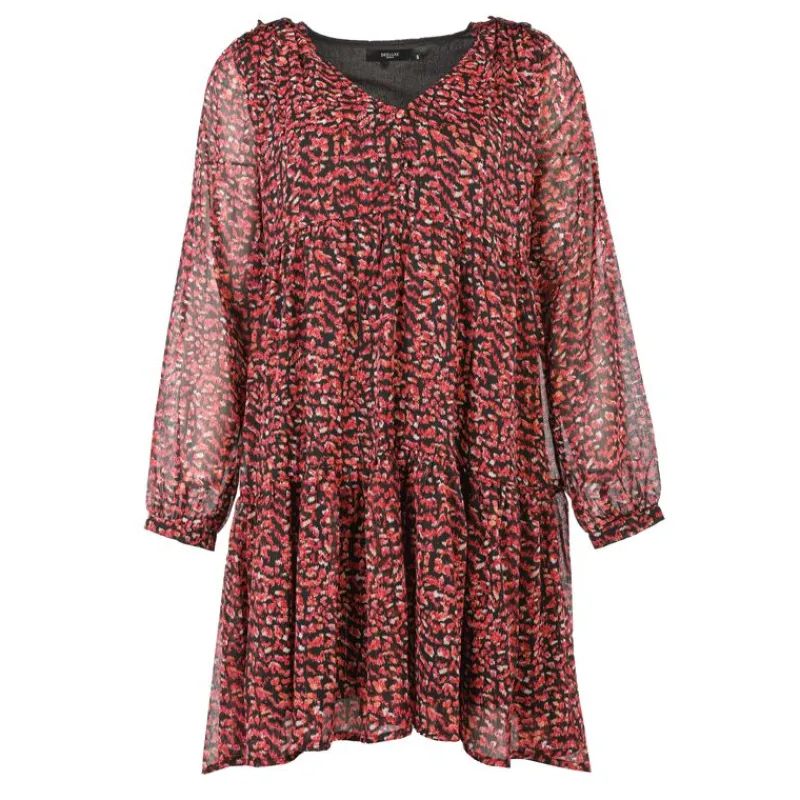 Online Robe sola imprimée noir et rouge Femme Femme Jupe, Robe