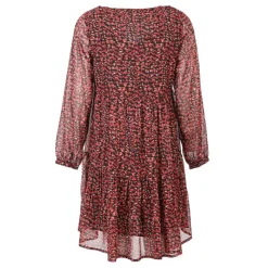 Online Robe sola imprimée noir et rouge Femme Femme Jupe, Robe
