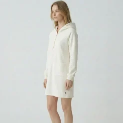 Best Robe sweat à capuche zippée avec ilitilaes brodées Femme Femme Jupe, Robe
