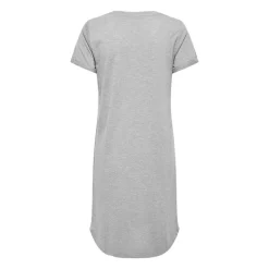 Discount Robe t-shirt manches courtes unie Femme Femme Jupe, Robe