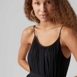 Online Robe unie à fines bretelles longueur midi volant Femme Femme Jupe, Robe