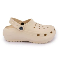 Hot Sabots en caoutchouc avec plateforme Femme Femme Tongs, Mules