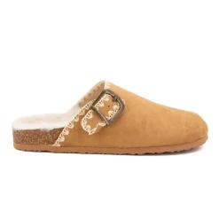 Sabots fourrés liseré crochets Sunny Femme Femme Tongs, Mules