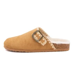 Sabots fourrés liseré crochets Sunny Femme Femme Tongs, Mules