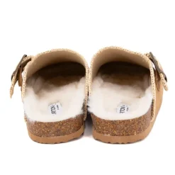 Sabots fourrés liseré crochets Sunny Femme Femme Tongs, Mules