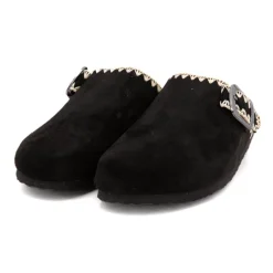 Sabots fourrés liseré crochets Sunny Femme Femme Tongs, Mules