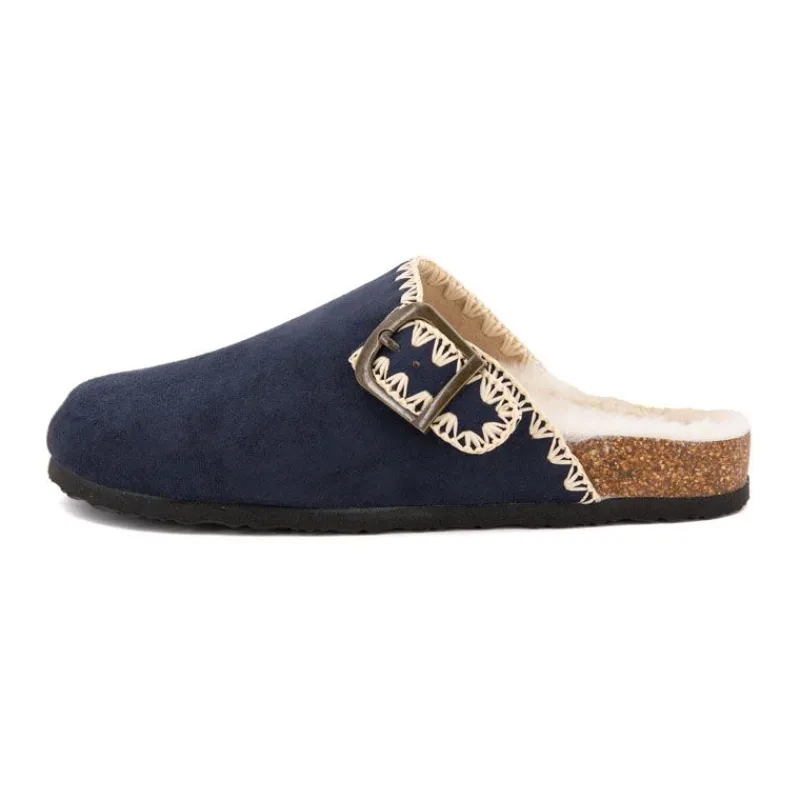 Best Sabots fourrés liseré crochets Sunny Femme Femme Tongs, Mules