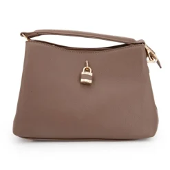 Discount Sac à main avec cadenas 26x20x10cm Femme Femme Sac