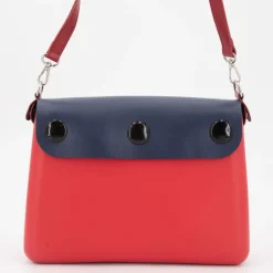 New Sac à main bandoulière amovible rabat fermoir tourniquet 24x20x6cm Femme Femme Sac