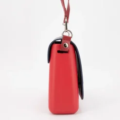 New Sac à main bandoulière amovible rabat fermoir tourniquet 24x20x6cm Femme Femme Sac