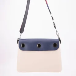 New Sac à main bandoulière amovible rabat fermoir tourniquet 24x20x6cm Femme Femme Sac