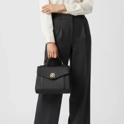 Outlet Sac à main motif serpent rabia avec double anse 20x18x6cm Femme Femme Sac