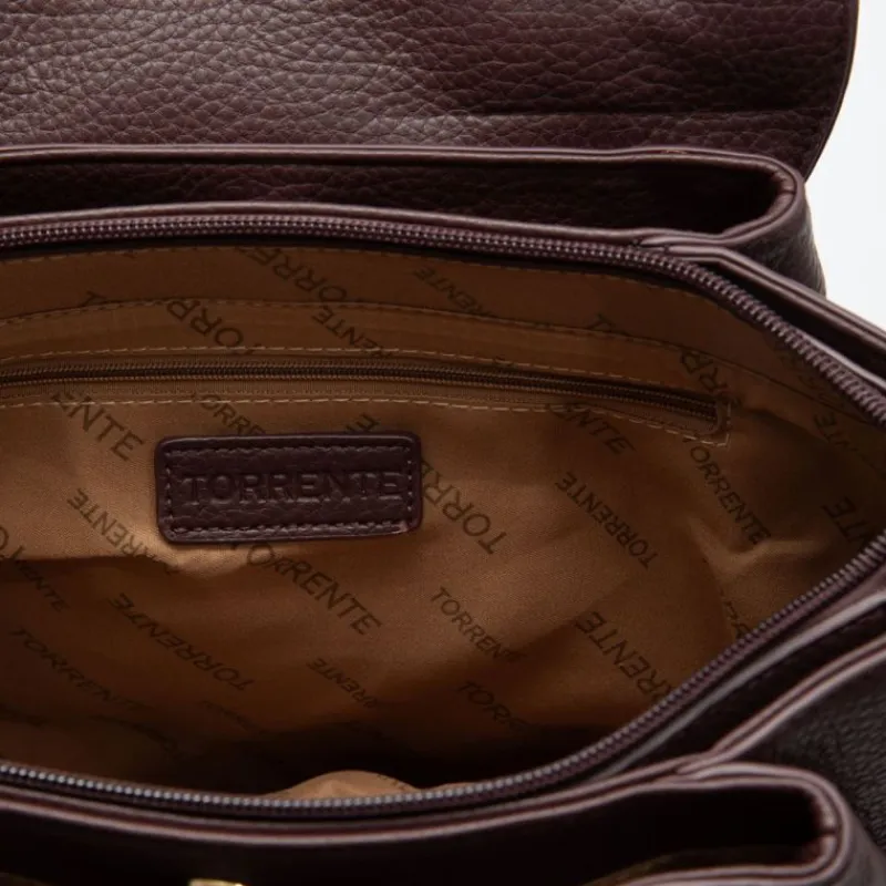 Sac à main type docteur à rabat 32x14x22,5cm Femme Femme Sac