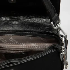 Sale Sac à rabat avec anneau argenté taysir 24x5x14cm Femme Femme Sac