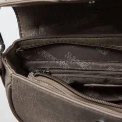 Sac à rabat avec anneau argenté taysir 24x5x14cm Femme Femme Sac