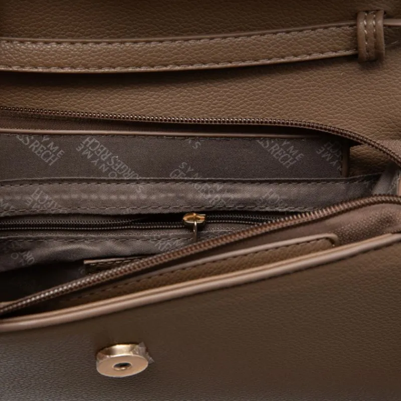 Clearance Sac à rabat similicuir tallulah 25,5x15,5x6,5cm Femme Femme Sac