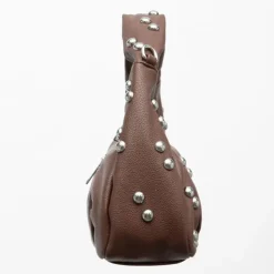 Sac baguette à clous avec anse ajustable 28x10x20cm Femme Femme Sac