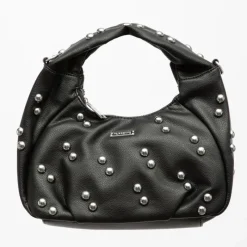 Outlet Sac baguette à clous avec anse ajustable 28x10x20cm Femme Femme Sac