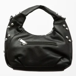 Outlet Sac baguette à clous avec anse ajustable 28x10x20cm Femme Femme Sac