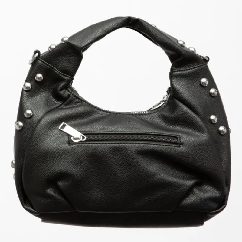 Outlet Sac baguette à clous avec anse ajustable 28x10x20cm Femme Femme Sac