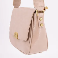 Clearance Sac bandouliere Romy motif croco à clip doré 22x18x8cm Femme Femme Sac