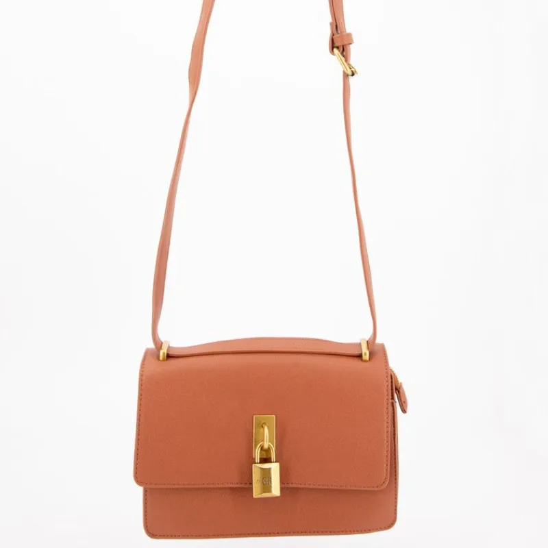 Sac bandouliere roselyse motif serpent avec cadenas doré 22x15x8cm Femme Femme Sac