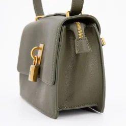 Sac bandouliere roselyse motif serpent avec cadenas doré 22x15x8cm Femme Femme Sac