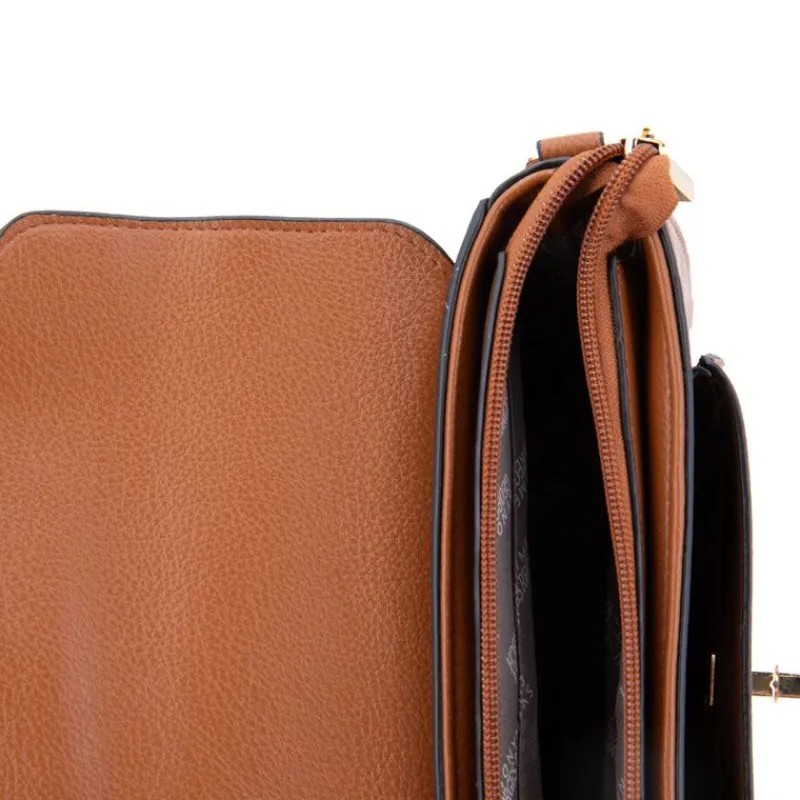 Hot Sac bandouliere similicuir motif serpent clippé avec anse amovible radja 22x15x7cm Femme Femme Sac