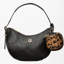 Best Sac besace thekla 22,5x17x8cm avec pochette imprimé léopard Femme Femme Sac