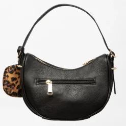 Best Sac besace thekla 22,5x17x8cm avec pochette imprimé léopard Femme Femme Sac