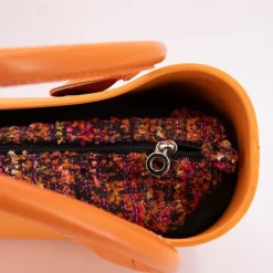 Sale Sac cabas épaule pochette tweed zip 38x30x10cm Femme Femme Sac