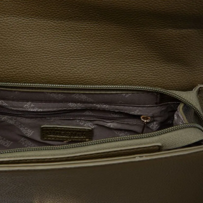 New Sac pochette avec clip tammie similicuir 5x6x15cm Femme Femme Sac