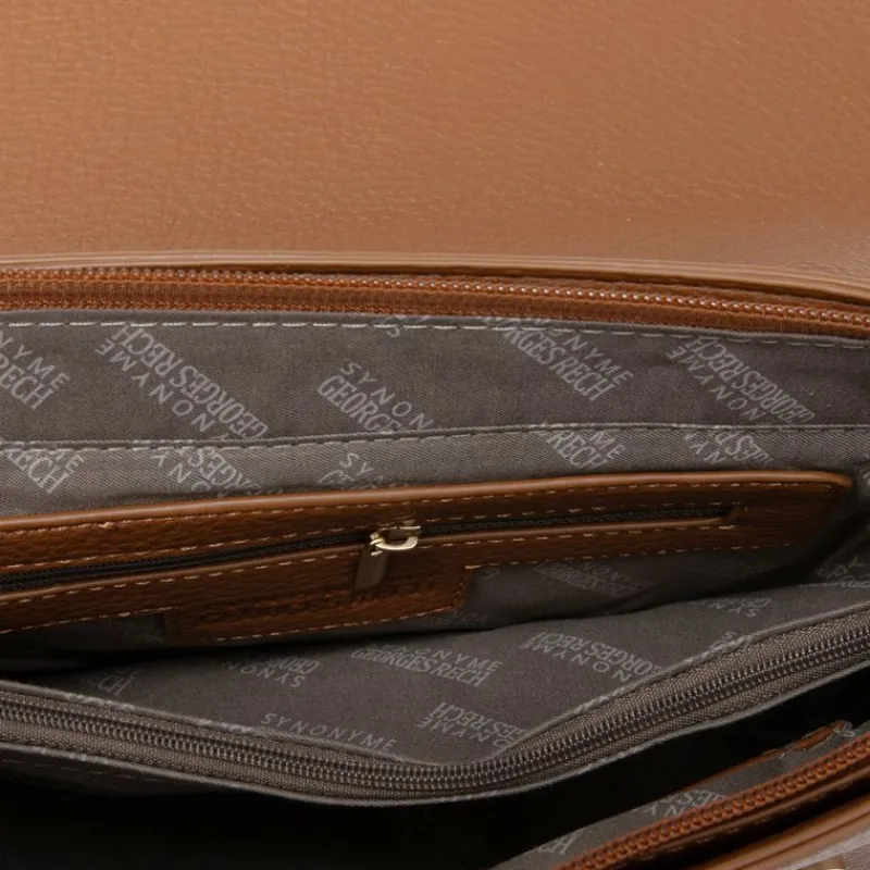 Clearance Sac pochette solenn similicuir 29x9x18 cm Femme Femme Sac