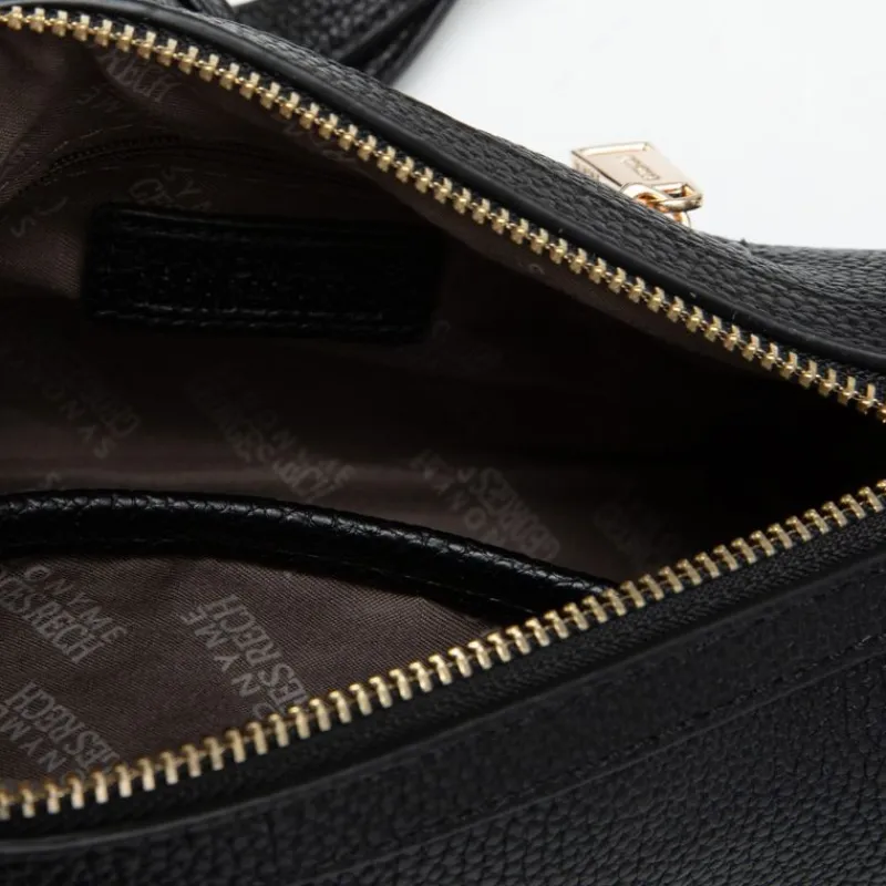 Sac similicuir grainé tya avec logo doré 22,5x9,5x13,5 cm Femme Femme Sac