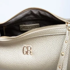 Clearance Sac similicuir grainé tya avec logo dé 22,5x9,5x13,5 cm Femme Femme Sac