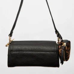 Outlet Sac similicuir tulay 22x8x11cm avec trousse imprimé léopard Femme Femme Sac